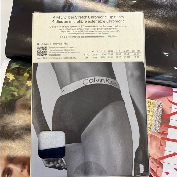 Calvin Klein | Intense Power Microfiber hip briefs 4 slips size M - Picture 7 of 8